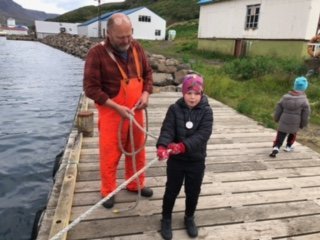 Veiðiferð hjá 1. og 2. bekk