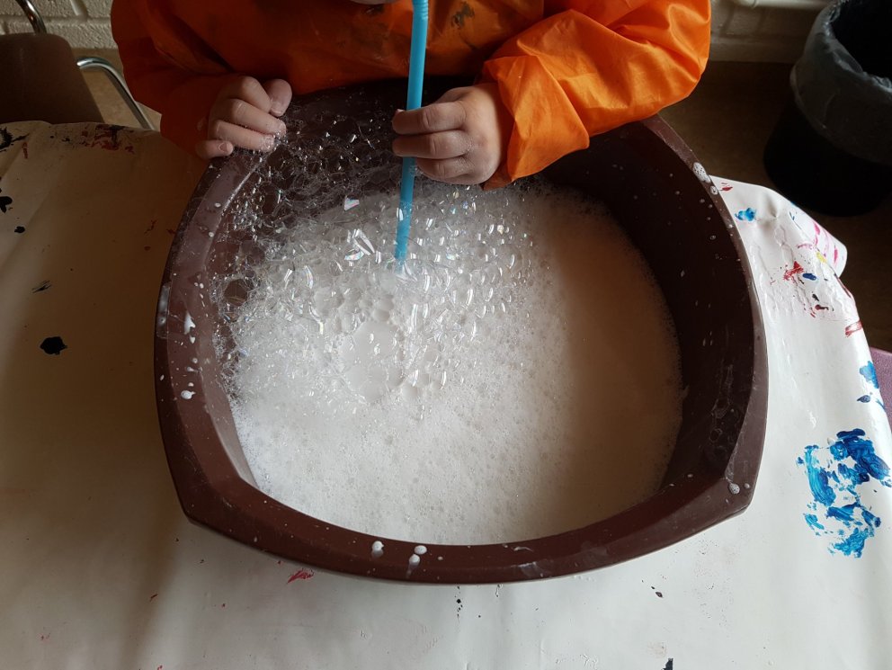 Mikið er um að vera í leikskóladeildinni núna.