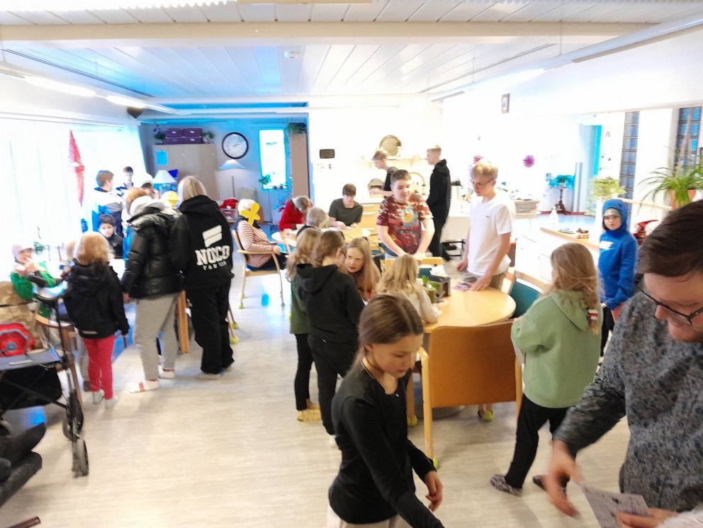 Jólaheimsókn á spítalann