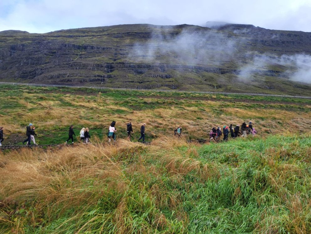 Göngum í skólann verkefnið hófst í dag