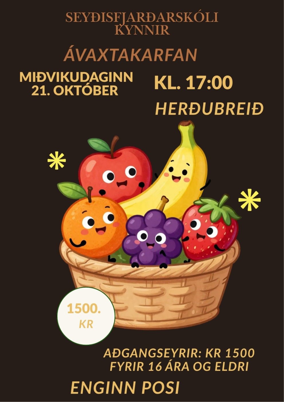 Skólaskemmtun Seyðisfjarðarskóla