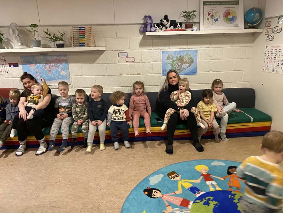 Heimsókn inn á leikskóla