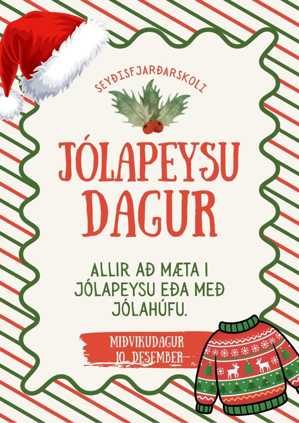 Á morgun 10. desember