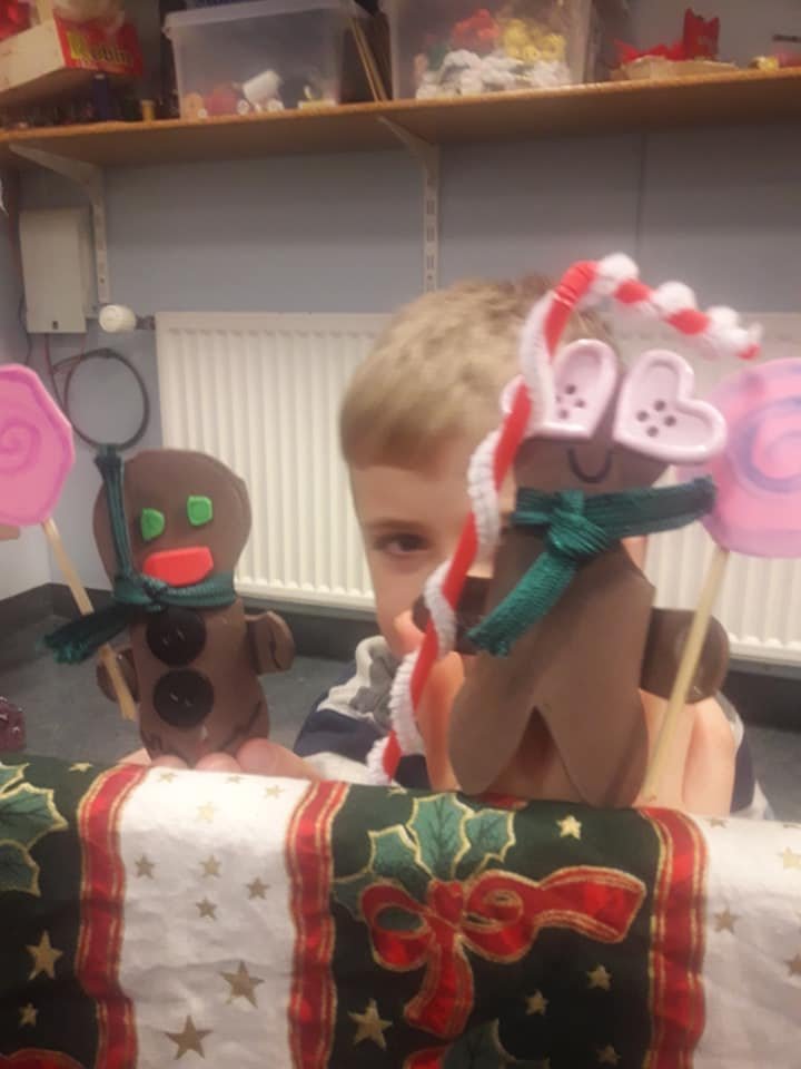 2. bekkur í jólafíling í listasmiðju