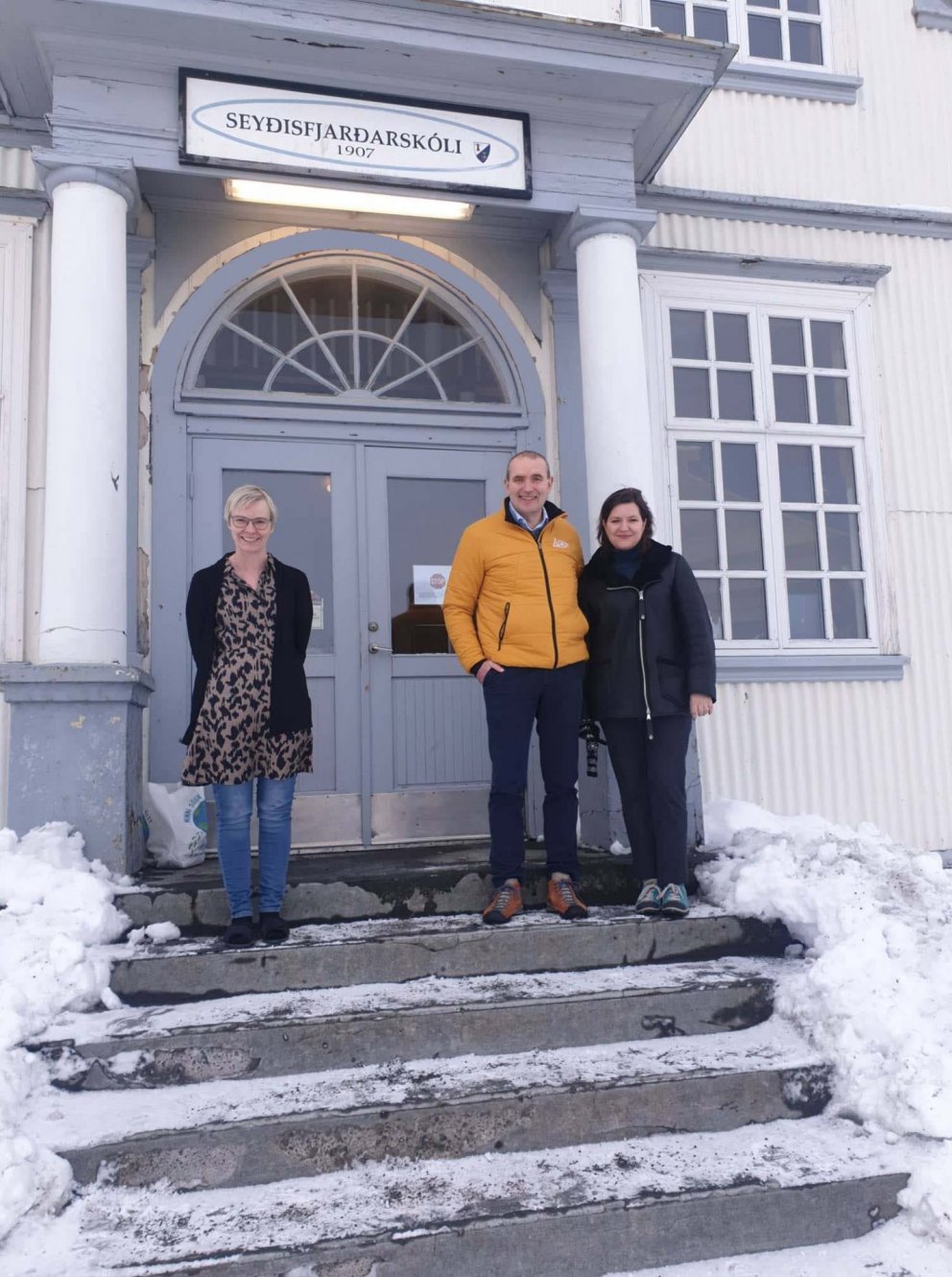 Forsetahjónin í heimsókn