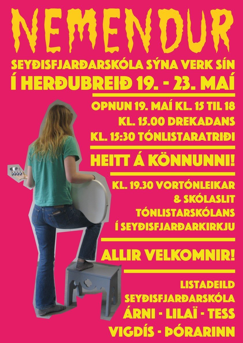 Frá listadeild Seyðisfjarðarskóla