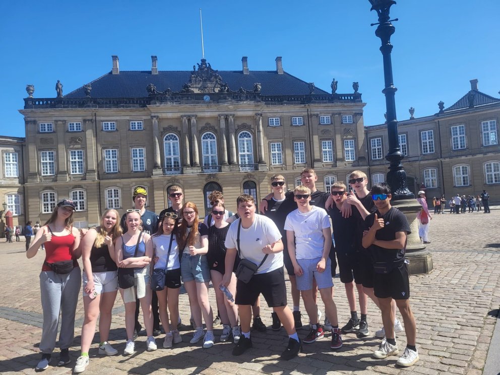 Veðrið lék við hópinn alla ferðina