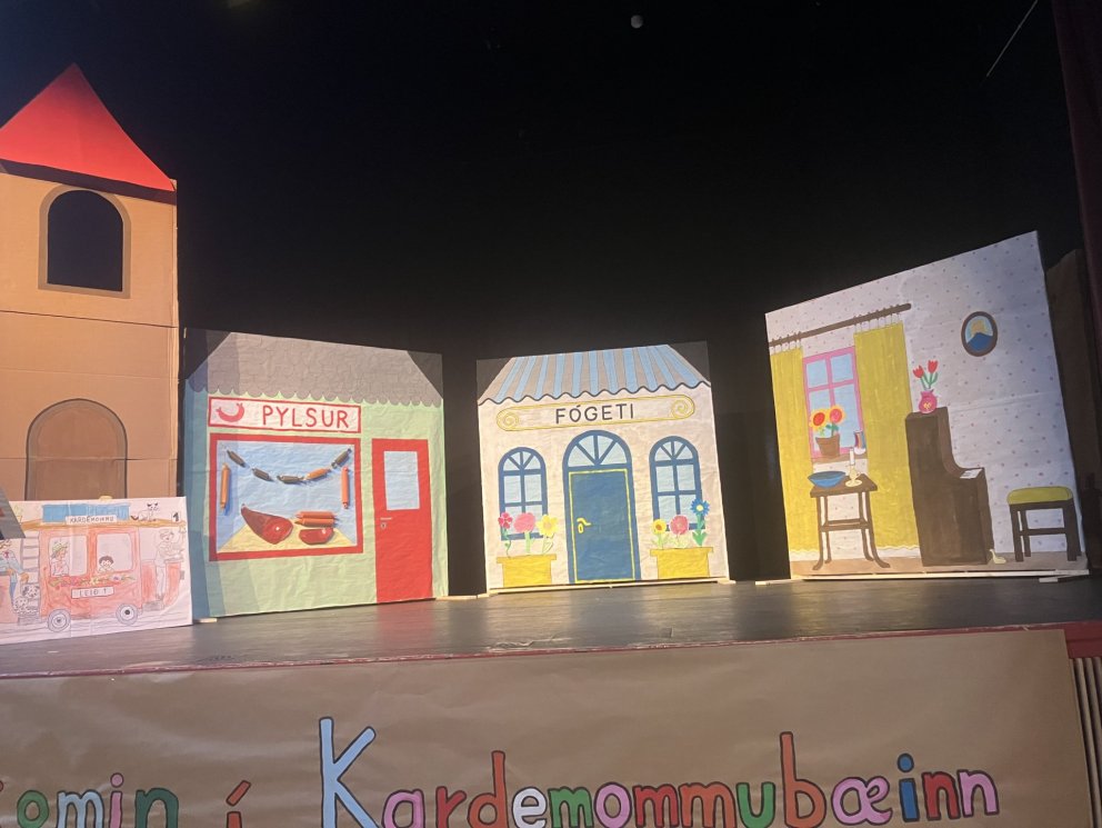 Myndir frá skólaskemmtun