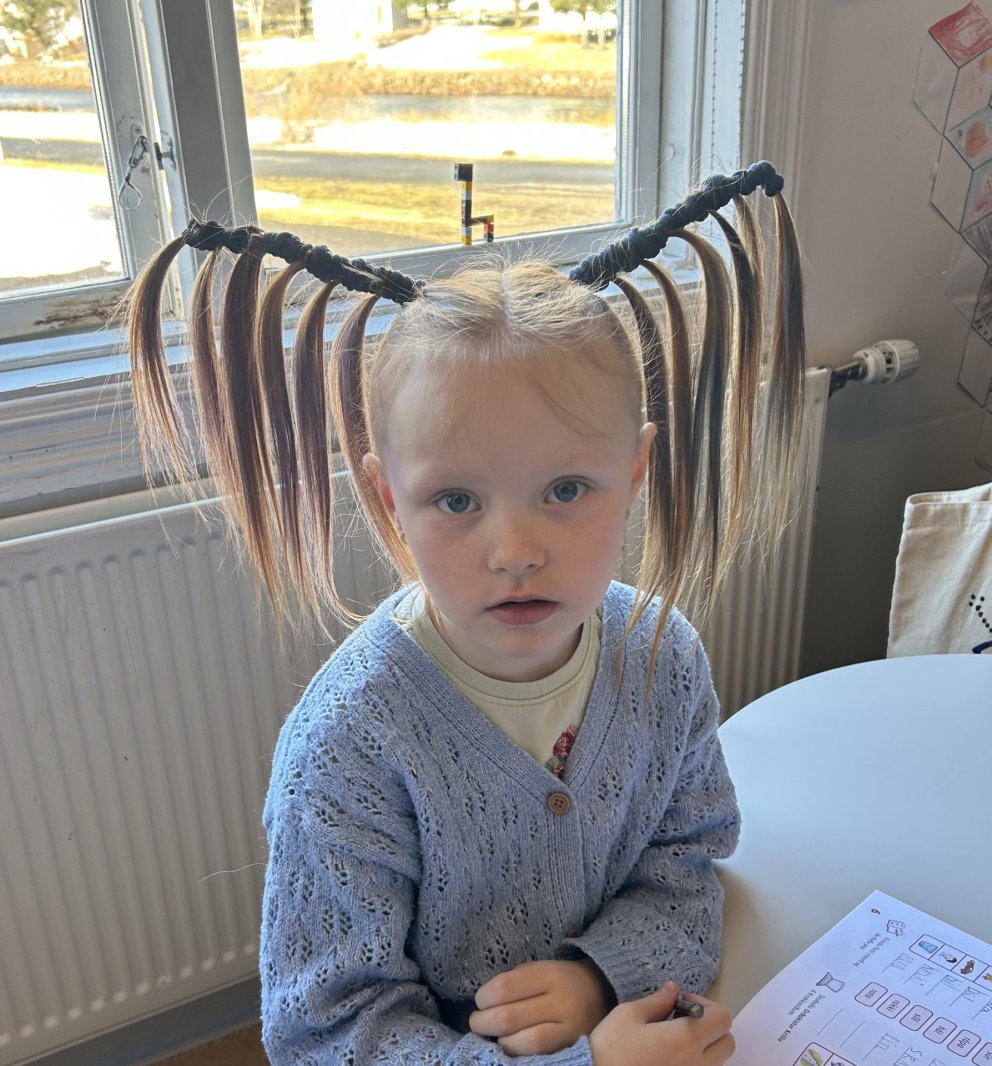 Brjálaður hárdagur í dag 17. apríl