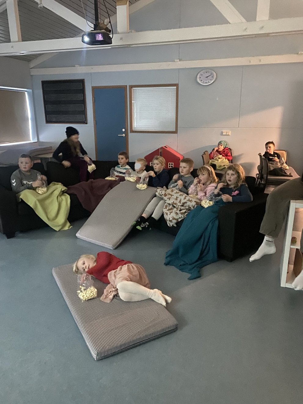 Bíó- og íþróttadagur í Skólaselinu