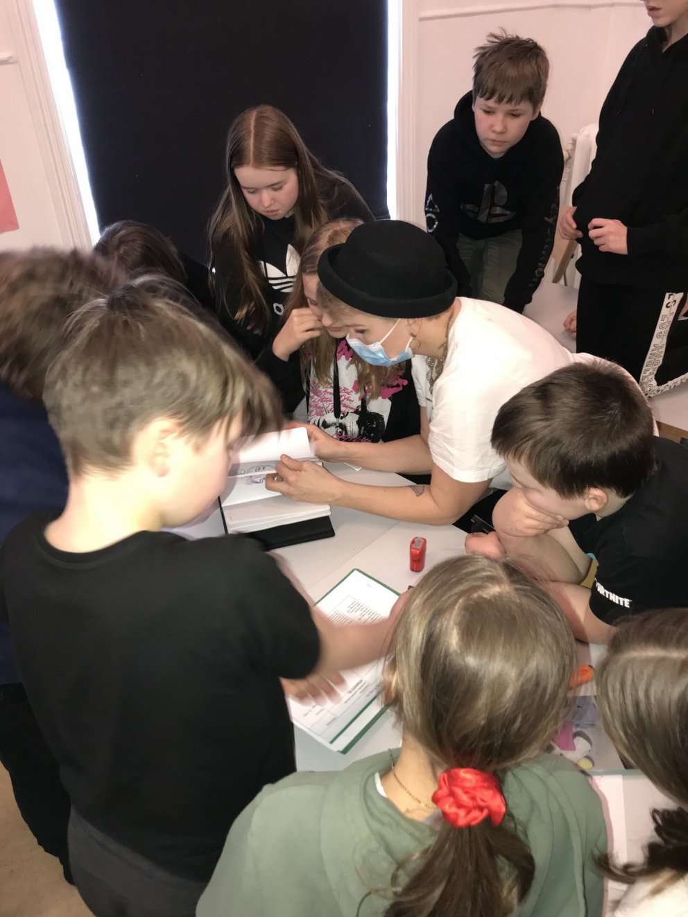 Rithöfundur í heimsókn