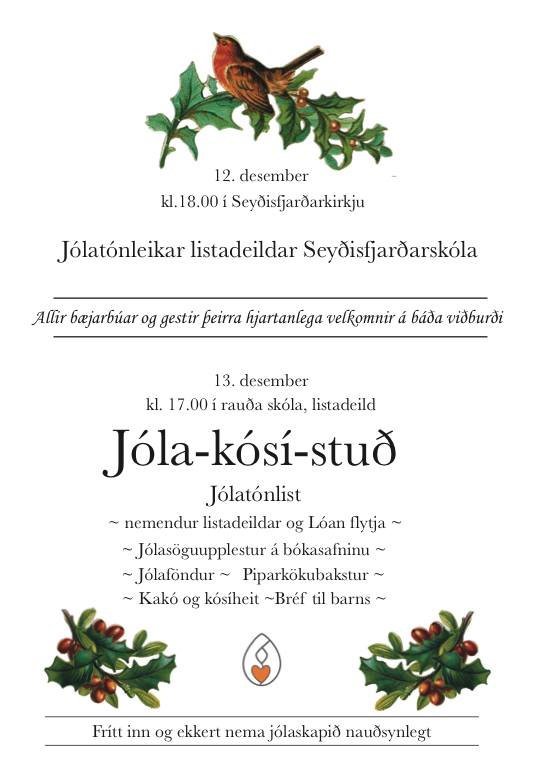 Jólatónleikar listadeildar