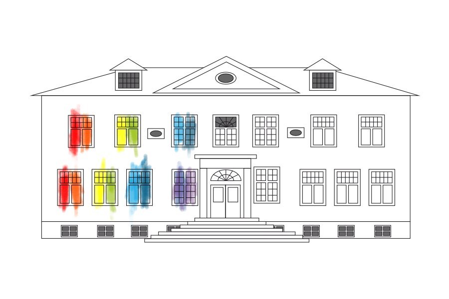 Verk nemenda til sýnis á List í ljósi