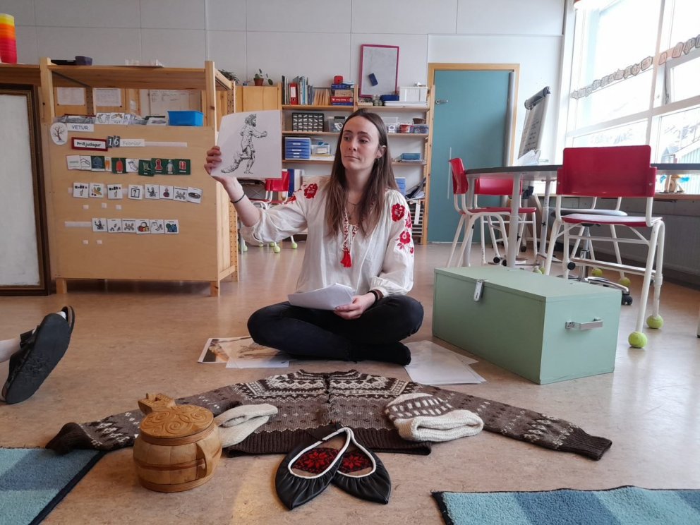 Þorrafræðsla á leikskóladeildinni