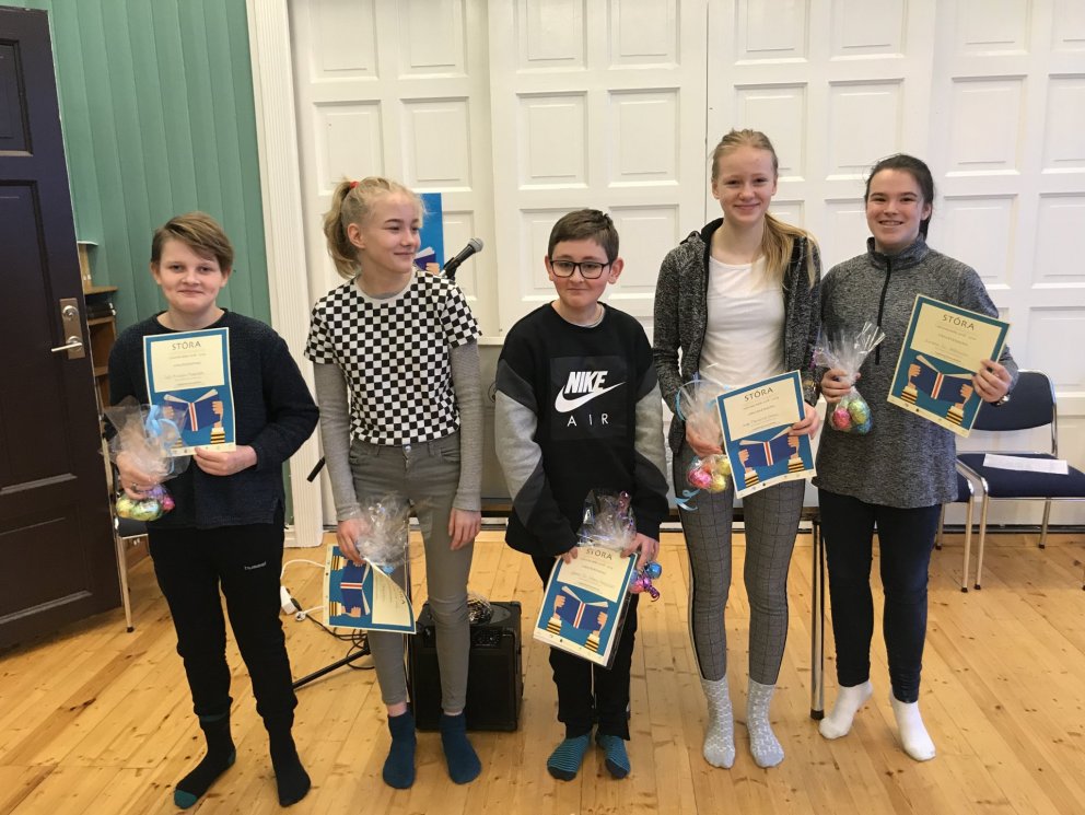Stóra upplestrarkeppnin í Seyðisfjarðarskóla