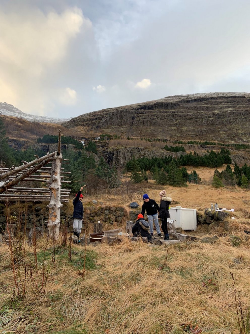 Varðeldur hjá 4. bekk