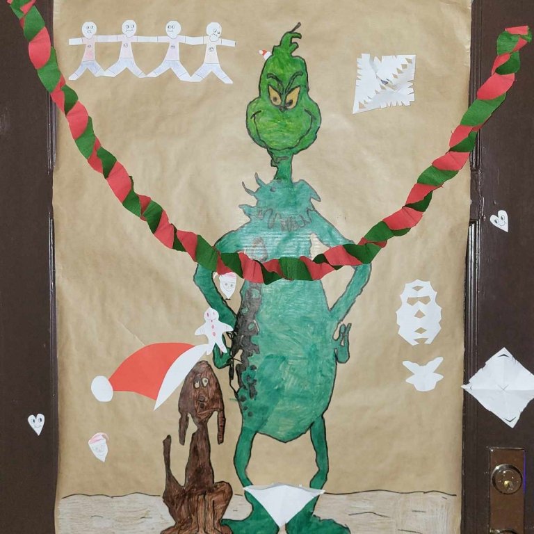 Jólaskreytingar nemenda