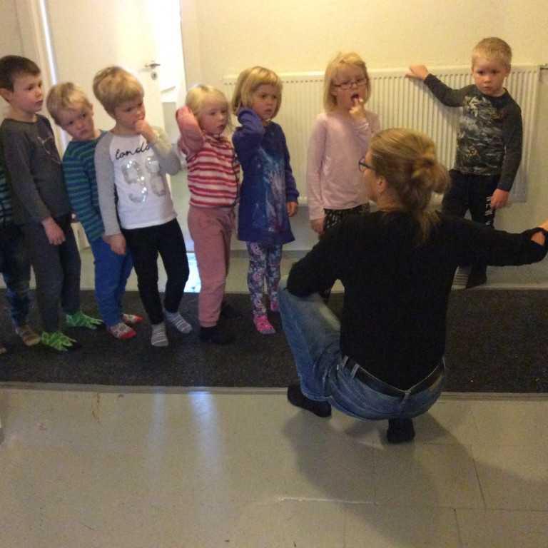 Fyrsta heimsókn elstu nemenda leikskóladeildar í Gamla skóla