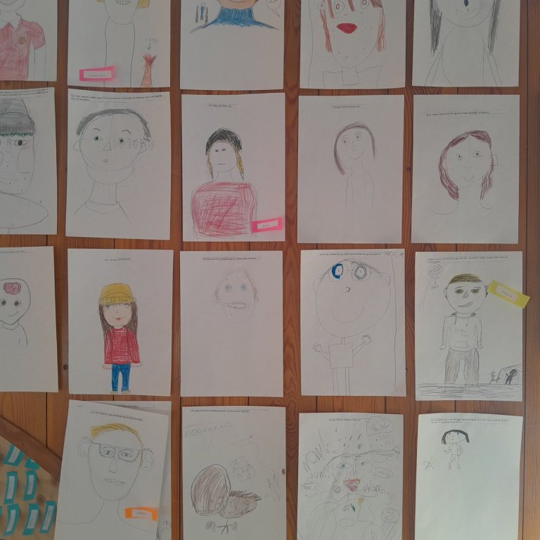 Réttar list - nafnlaus portrett