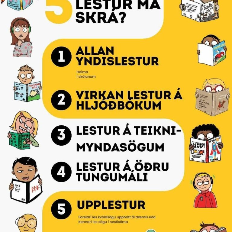 Svakalega lestrarkeppnin er í fullum gangi
