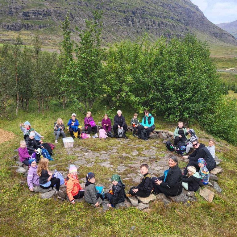 Göngudagur hjá 1.-4. bekk