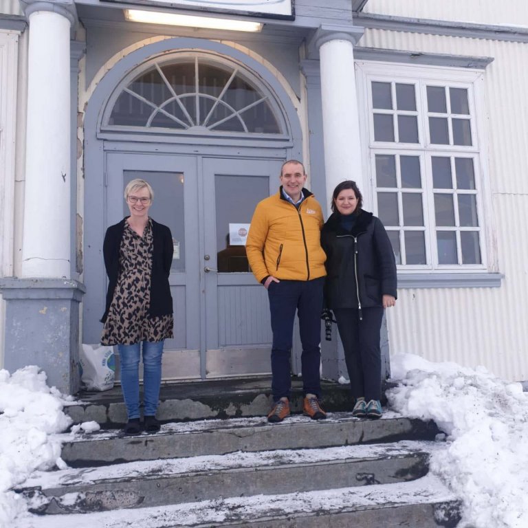 Forsetahjónin í heimsókn