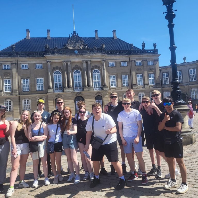 Veðrið lék við hópinn alla ferðina