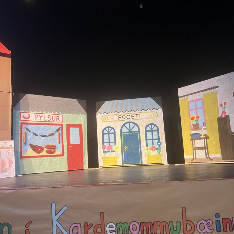 Myndir frá skólaskemmtun