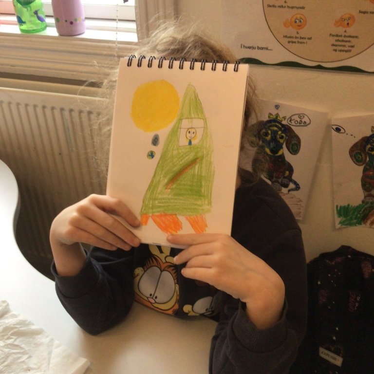 Mae Jemison og Neil Armstrong