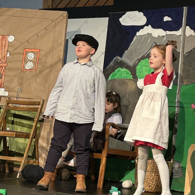 Myndir frá skólaskemmtun