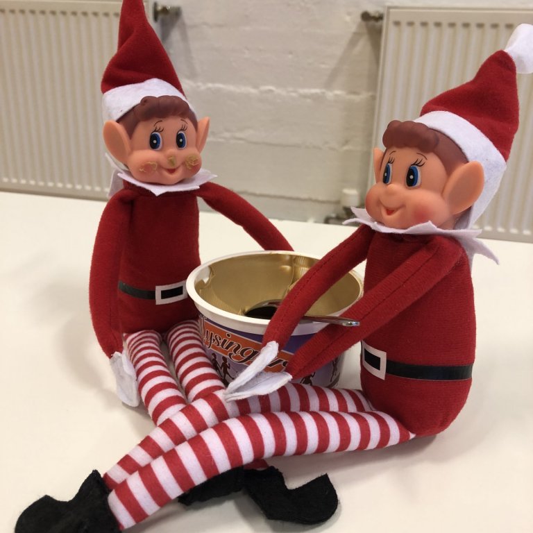 Sveinarnir í mötuneytinu