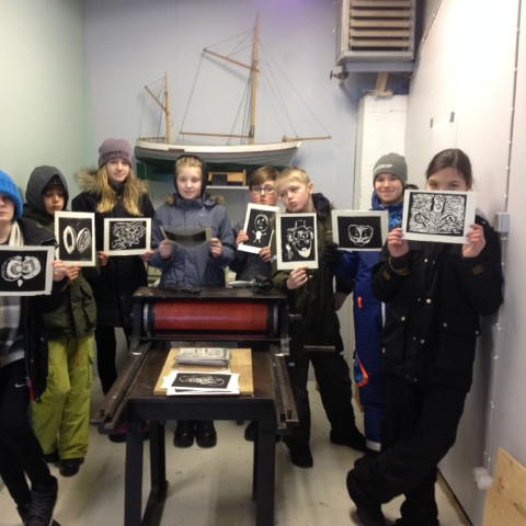 Verk byggð á vinnuaðferðum Dieter Roth