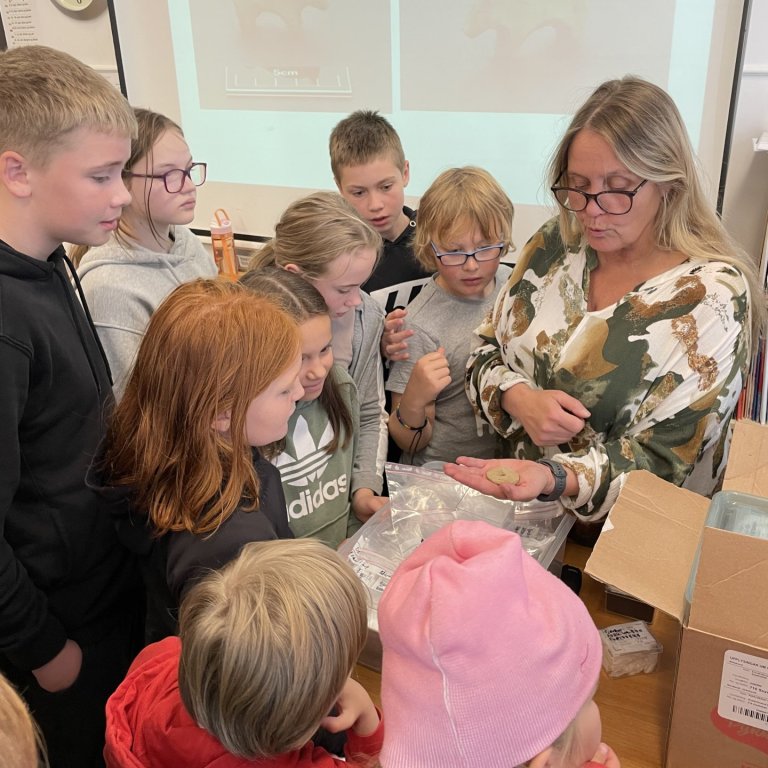 Fornleifafræðingur í heimsókn