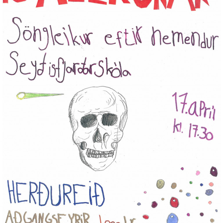 Seyðisfjarðarskóli kynnir söngleikinn  FJALLKONAN