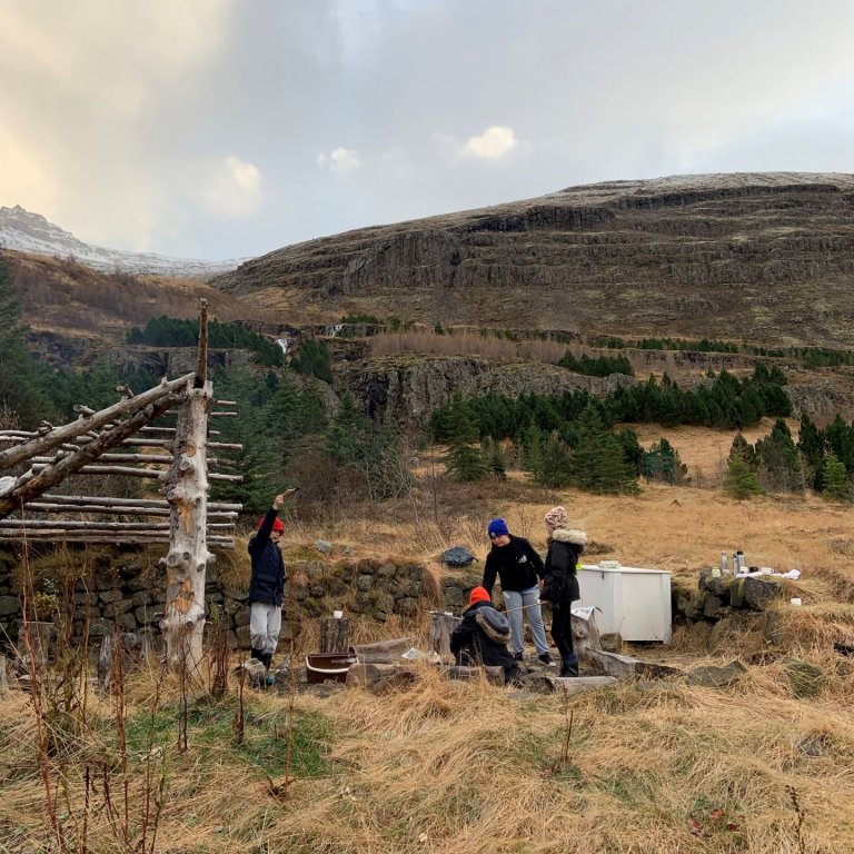 Varðeldur hjá 4. bekk